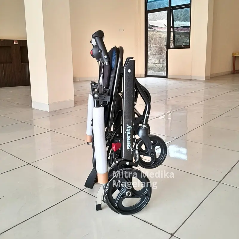 Kursi Roda Traveling Serenity T001 alat bantu jalan | design bahan yang Kuat 4