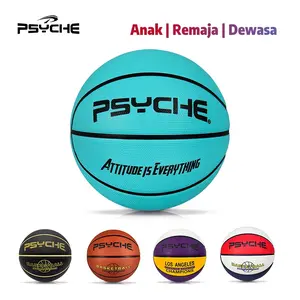 Psyche Bola Basket Anak Original Classic Rubber Outdoor Sports Size 7 Size 6 Size 5 Size 3