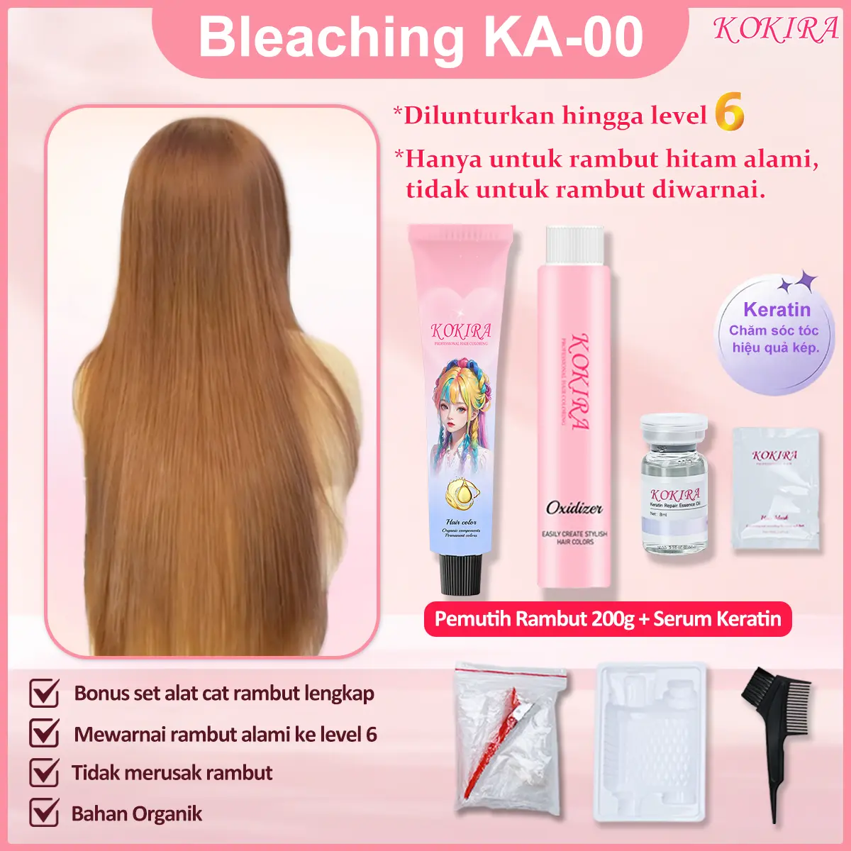 Kokira hair color Milk Tea-83 Ammonia-free formula Essential oil hair care cat rambut pewarna rambut cat rambut biru gelap Kokira hair color Milk Tea-83 Ammonia-free formula Essential oil hair care cat rambut pewarna rambut cat rambut biru gelap