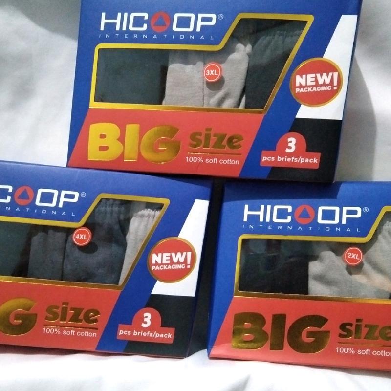 pria big size jumbo isi 3pcs size 2XL 3XL 4XL   Pria Polos Boxer 0