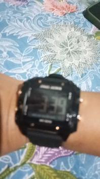 Product Review of produk original jam tangan fashion wanita Jonas Jasmin bridge kotak transparan digital HB-5415SAX strap rubber diameter 4cm include box kancing + kartu garansi Watch from A**k K**r 0