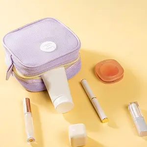 Tas Kosmetik Jaring Mini Pouch Travel Pouch Portable Serbaguna