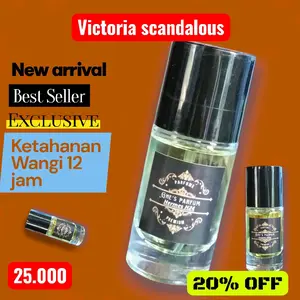 VICTORIA SCANDALOUS || PARFUM PREMIUM || COD || PARFUM SPRAY || PRIA WANITA || WANGI TAHAN LAMA || 20ML