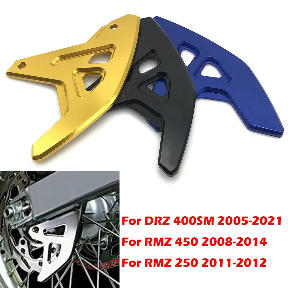 Motorcycle Rear Brake Disc Guard Protection Cover For SUZUKI DRZ 400 SM 400SM DRZ400SM RMZ 450 250 RMZ450 RMZ250 Accessories