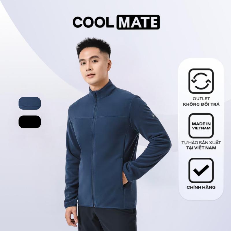   Outlet Không đổi trả  Áo khoác nỉ giả lông Fullzip Fleece Giữ ấm - Coolmate 