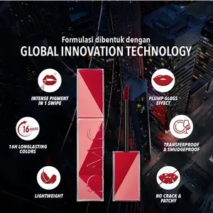 OMG OH MY GLAM Colorlast Lip Vinyl 2.5 g - Transferproof Gloss - Longlasting Stain- Intense Color - Plumpy & Comfortable On Lips