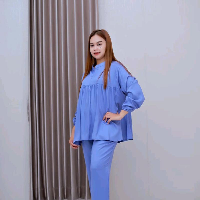 Pajamas Wanita Premium Pajamas Wanita Jumbo Pajamas Wanita Pajamas Premium Pajamas jumbo ld 130 Pajamas Wanita Lengan Pendek Pajamas Wanita Lengan Panjang Pajamas Rayon Premium Pajamas Couple Suami Istri Pajamas Korean style sleeper wanita pajamas Motif d 1
