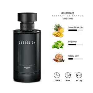 Aerostreet Parfum Daily Obsession Aroma Sweet Pineapple Bergamot Woody Spicy - Extrait De Parfum PF003 Parfum Pria