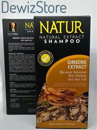 Gambar NATUR SHAMPOO VARIAN GINSENG EXTRACT & ALOE VERA EXTRACT - 140ML dari Dewiz Store Kota Administrasi Jakarta Barat 1 Tokopedia