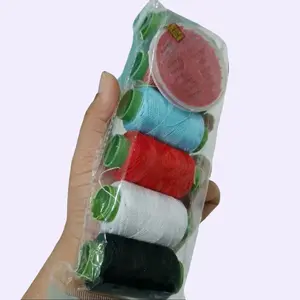 Set Alat Jahit Benang Warna Random Plus Jarum Jahit/Peralatan Jahit Paket Komplit dan Ekonomis Kain