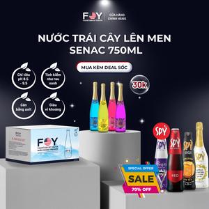 Nước Trái Cây Có Ga Không Cồn Senac - Sparkling Juice Tây Ban Nha loại 375ml - 750ml