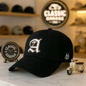 Topi Distro Inisial Gotik Fashion Trucker Huruf A - Z Dewasa Remaja