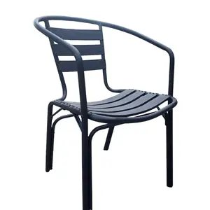 KURSI SANTAI / KURSI SANDARAN ALMUNIUM / KURSI OUTDOOR / KURSI ANTI KARAT/ Aluminium Minimalis Cafe Furniture