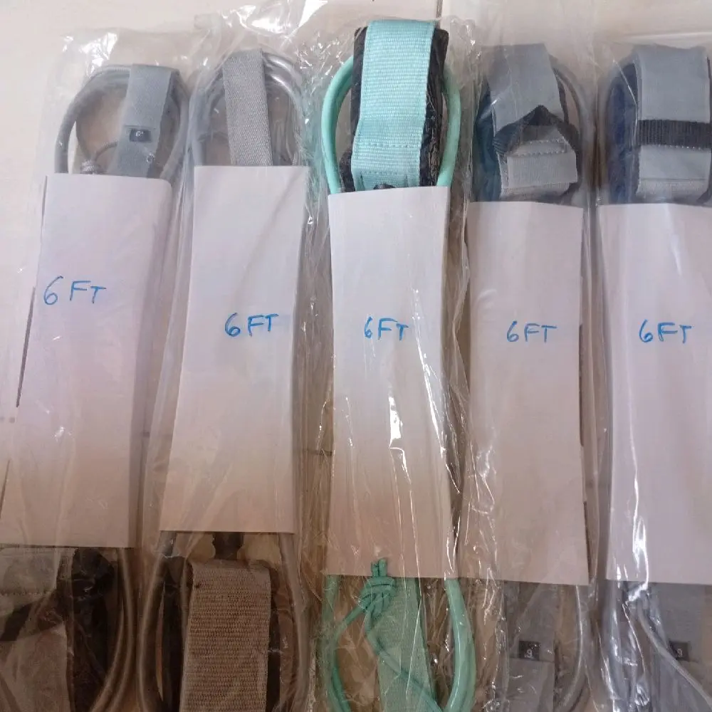 Surfboard Leash 6ft , diameter7,0mm,board to ur angkle 188 cm long.