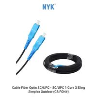 Gambar Kabel Fiber Optic SC-SC Single Mode 3 Sling (Black) NYK - 250M dari Gaming Plus Store Kota Surabaya 3 Tokopedia