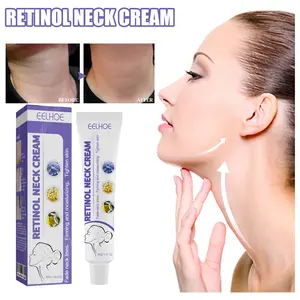 Krim leher retinol melembapkan Pengencang krim pijat leher tidak ada dagu ganda