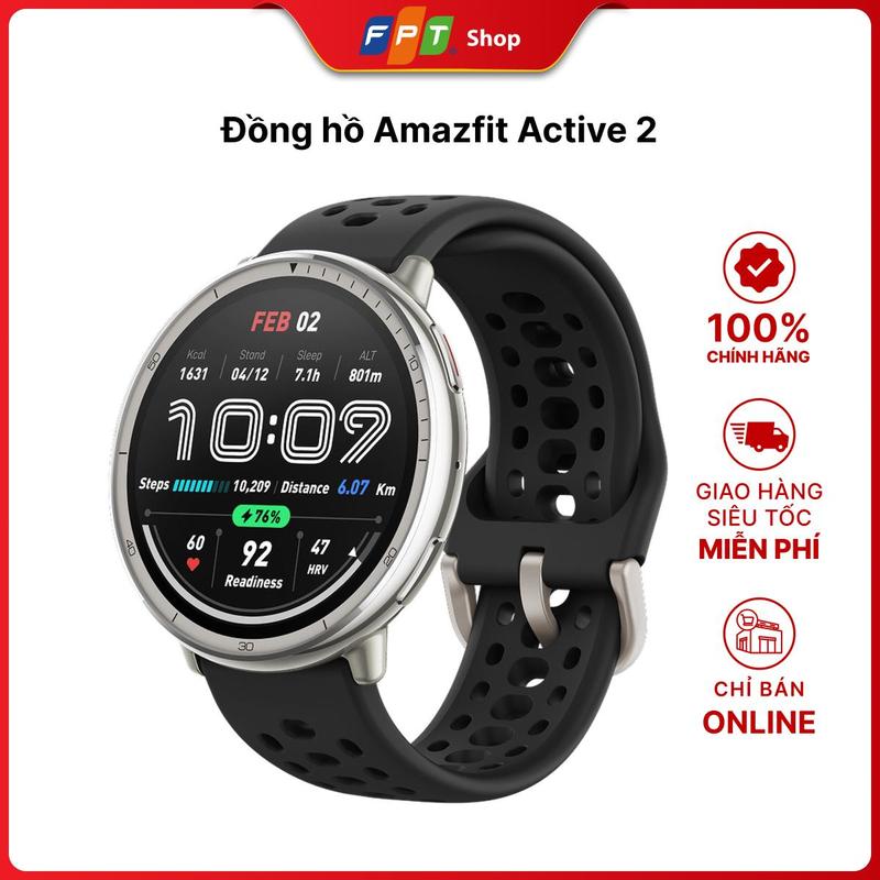  Đồng hồ thông minh Amazfit Active 2 phiên bản dây silicone 