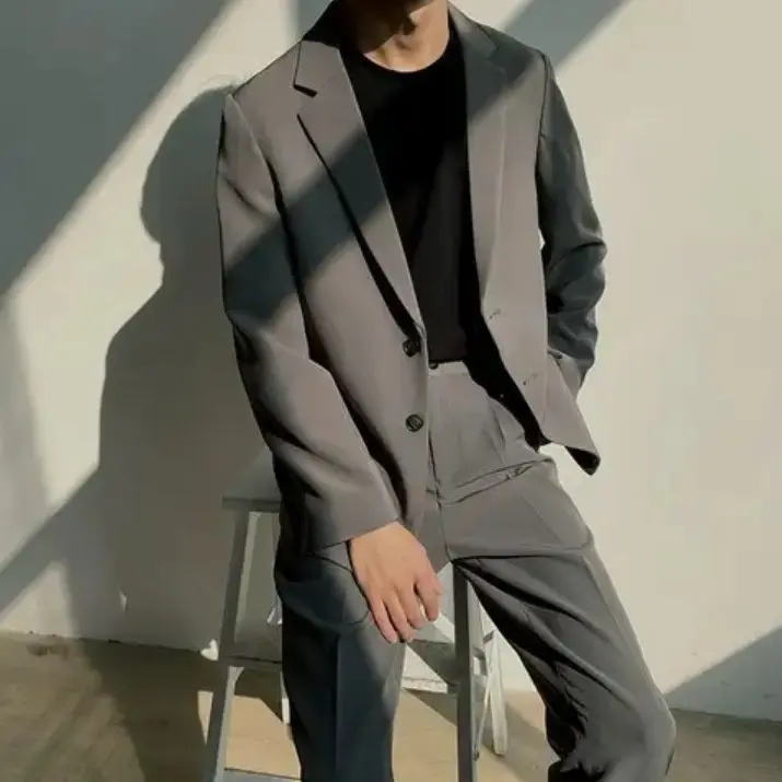 Blazer Jas Pria Style Korea Model Baru Formal 1