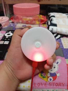Product Review of Lampu Malam LED Bulat, Wayarles, Lampu Malam Tolak Pelekat, Lampu Perkhemahan Mudah Alih, USB Boleh Dicas Semula, Sesuai untuk Almari, Tangga dan Bilik Tidur, dengan Pelekat Magnetik, Lampu Bulat from i** 1