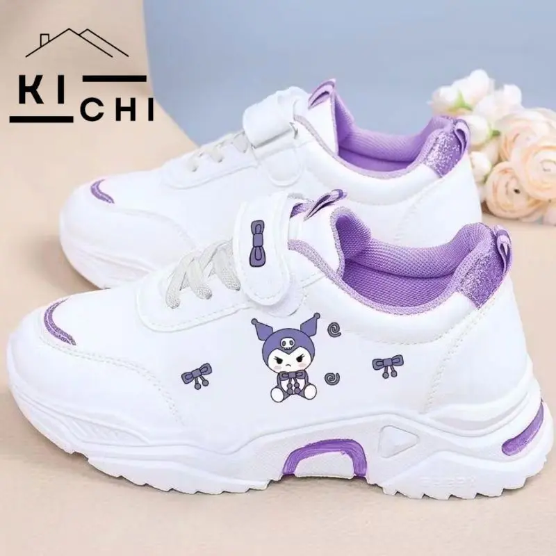SEPATU SNEAKERS ANAK MOTIF KUROMI PITA SIZE 26-35 SEPATU ANAK PEREMPUAN TK SD TERBARU 3