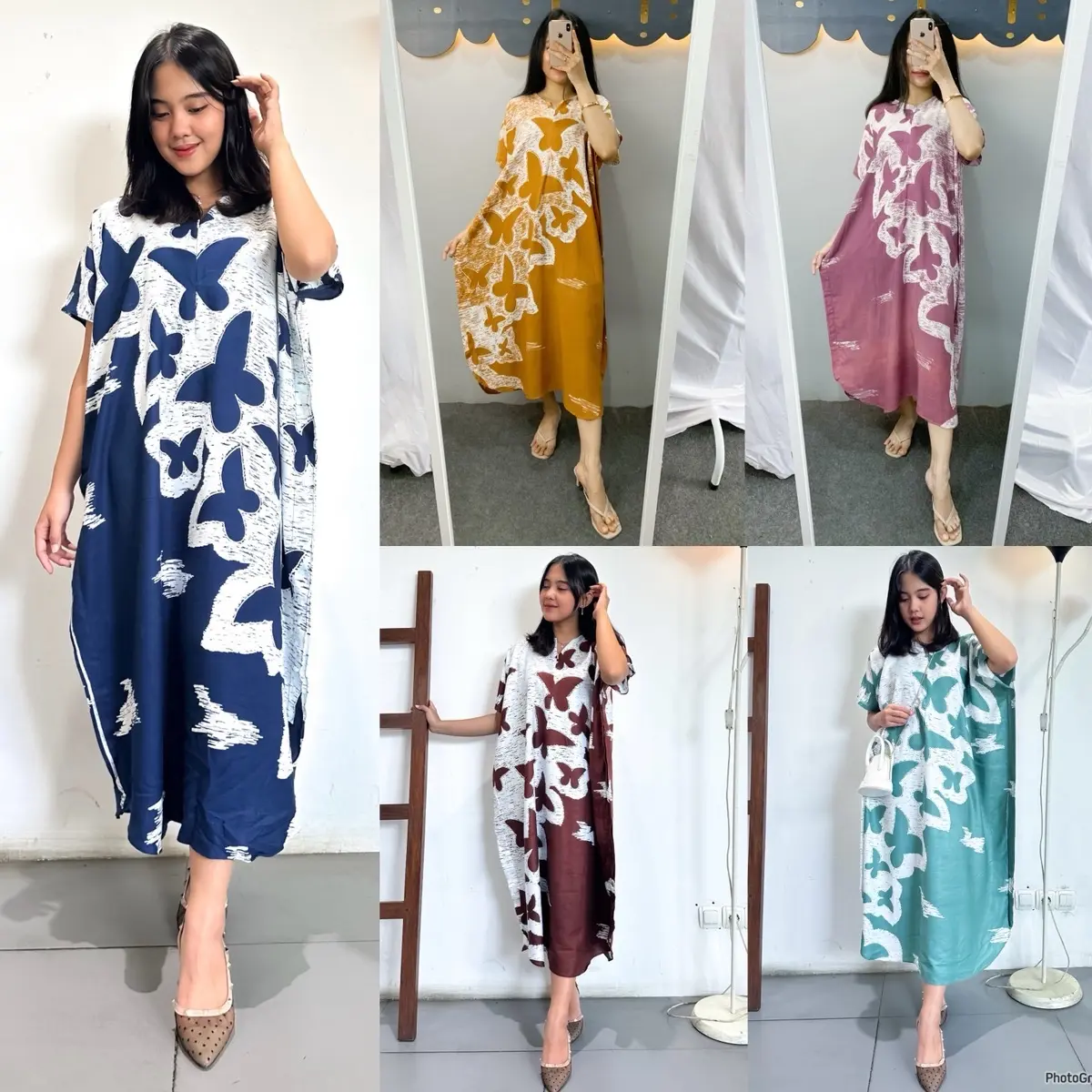 Daster Lowo Rayon KUPU-KUPU Premium Nyaman Busui Friendly Soft