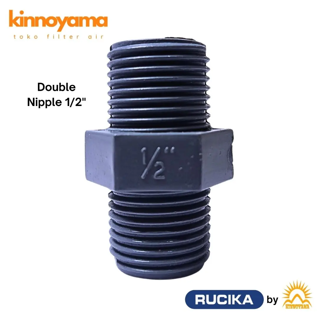Double Nipple PVC - Toko Filter Air International