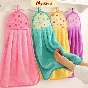 MYUZUU Kain Lap Tangan KA969 Handuk Gantung Motif Lap Wastafel Pengering Tangan Cleaning