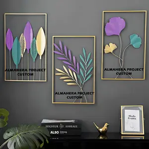 ALMAHERA PROJECT Dekorasi Gantung untuk Rumah model BINGKAI TIPE AP1 berfungsi menghiasi ruangan rumah dengan ukuran 60X40 cm Dipasang di Dinding Besi Murah Meriah Terlaris dan Termurah