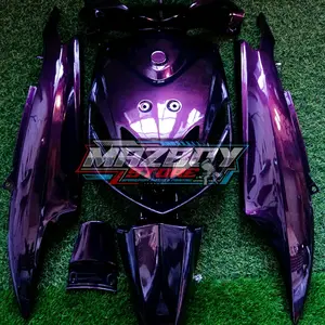 Full Body Halus Mio Smile Mio Sporty Hitam Lembayung Ungu | Body Mio Sporty Hitam Lembayung Ungu | Body Mio Smile Hitam Lembagung Ungu | Full set body halus mio custom warna