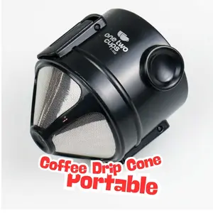 One Two Cups Filter Penyaring Kopi Portable Cone Coffee Dripper