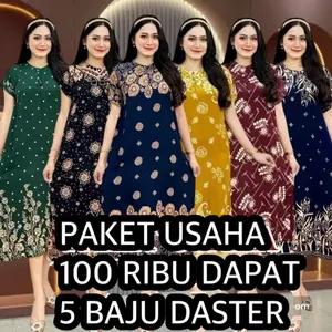 Daster Busui Bumil Bahan Rayon 100 Ribu Dapat 4 Paket usaha