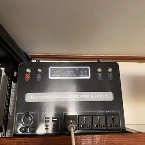 Power Station Camping Powerbank 220V 400W/500W/800W/1200W/1700W/2600W Baterai 50000mAh/90000mAh/120000mAh Portable Power Station 220V AC/DC/USB