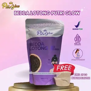 badda lotong lulur rempah 100% dari bahan alami Scrub Pencerah