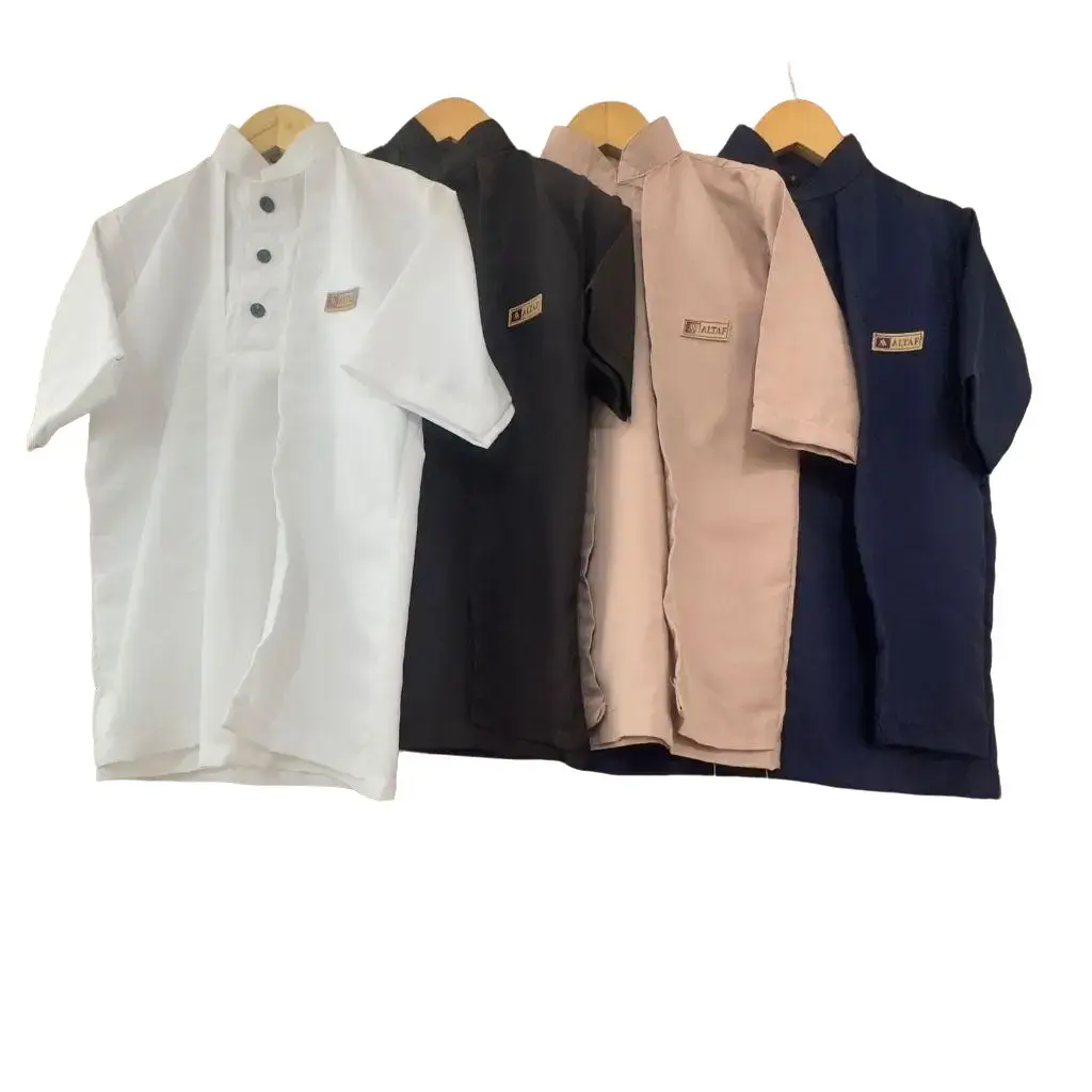 JUBAH HABIB DAWUD BY ALTAF/GAMIS ANAK LAKI-LAKI/JUBAH REGLAN/KOKO ANAK LAKI-LAKI USIA 1-13 TAHUN Katun Muslim Nyaman Panjang Hijau Kerah Tangan