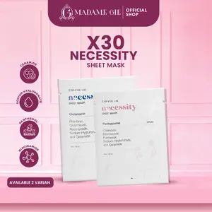 [30 PCS] Madame Gie Necessity Sheet Mask - Masker Perawatan Wajah