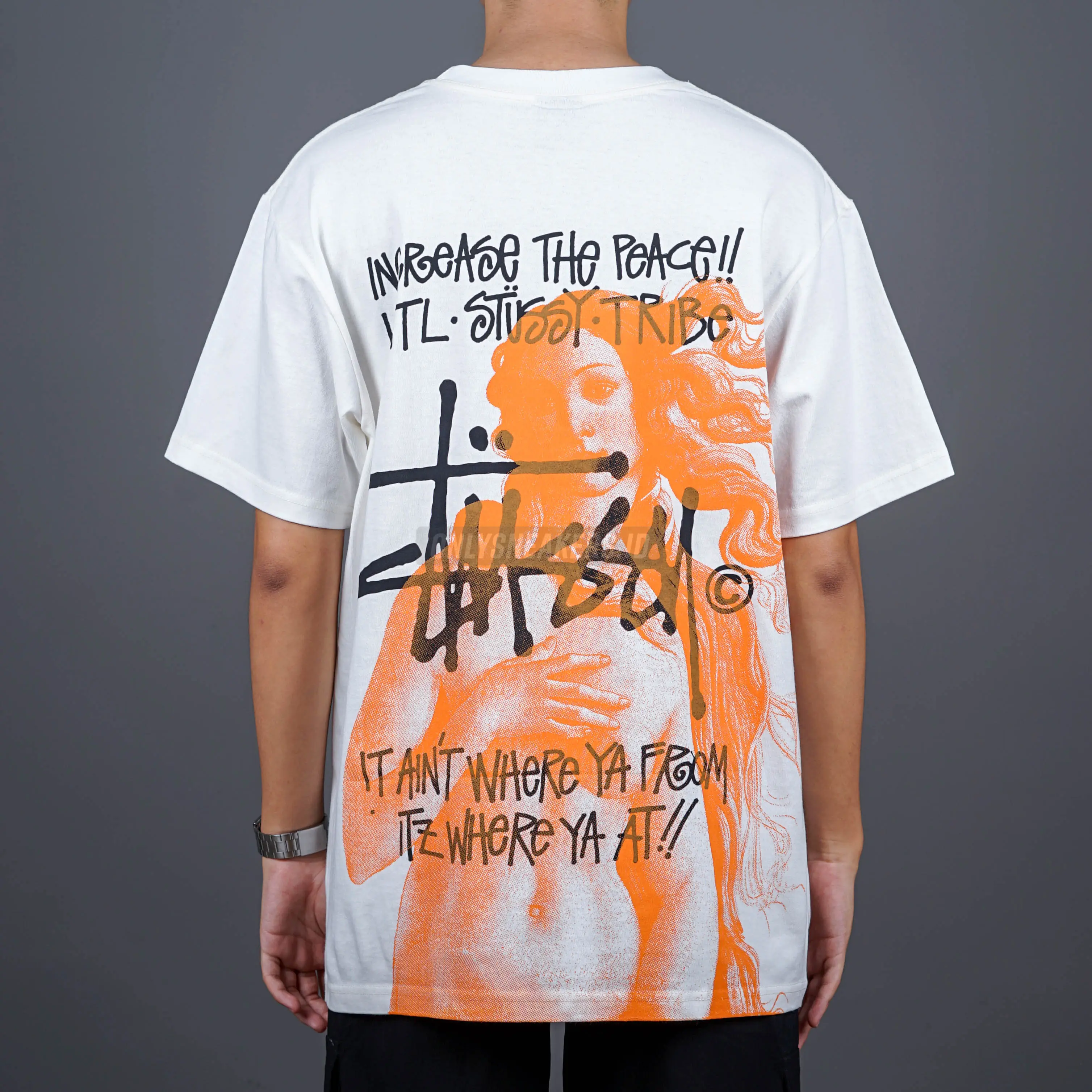STUSSY IST VENUS PIGMENT DYED NATURAL TEE