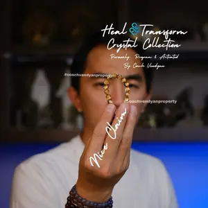 HVQ Gelang Kolektor Wealth Manifestor Gold Rutile kristal Harian