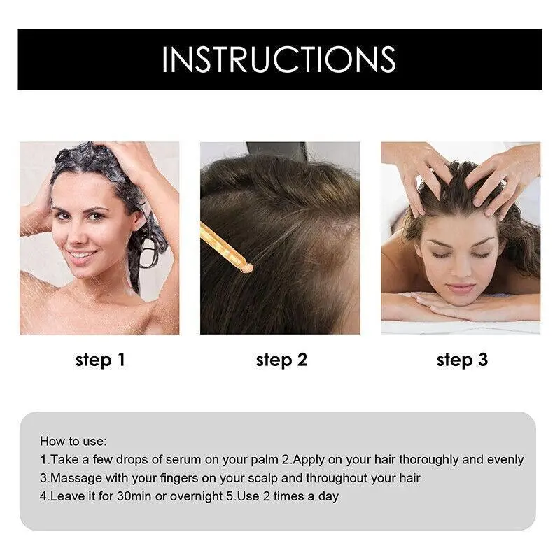 Serum Mọc Tóc Nhanh, Hương Thảo, Chăm Sóc Tóc, Tinh Dầu, Chống Rụng Tóc 3