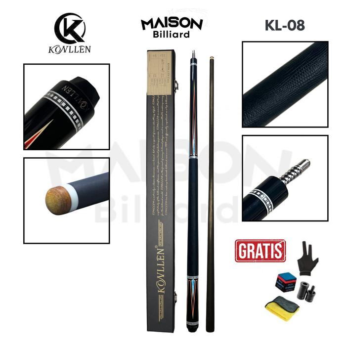 Promo Konllen KL-08 Stick Billiard Carbon Cue Billiar - Kota