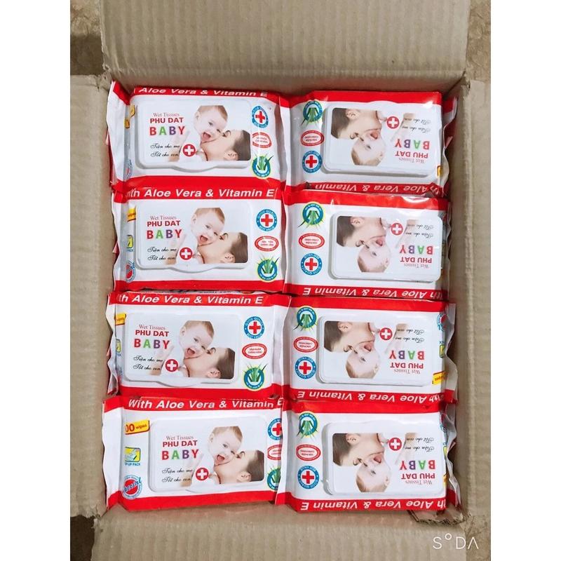  GÓI KHĂN ƯỚT BABY PHÚ ĐẠT CHÍNH HÃNG Vitamin E Good Quality Best Value Sản Phẩm Chính Hãng 