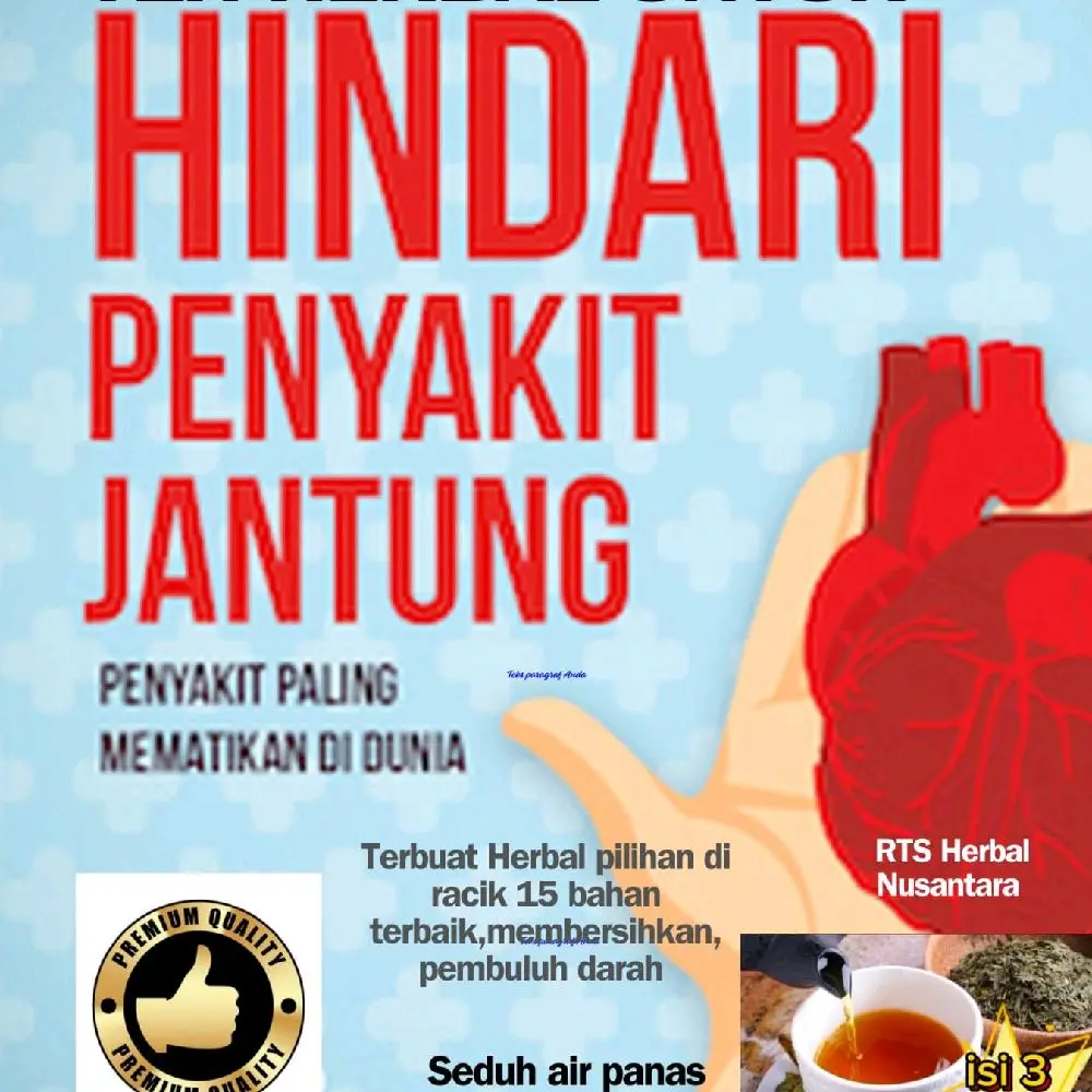Herbal Jantung. membuka penyumbatan pembuluh darah