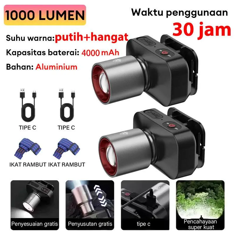 Lampu putih+Lampu kuning