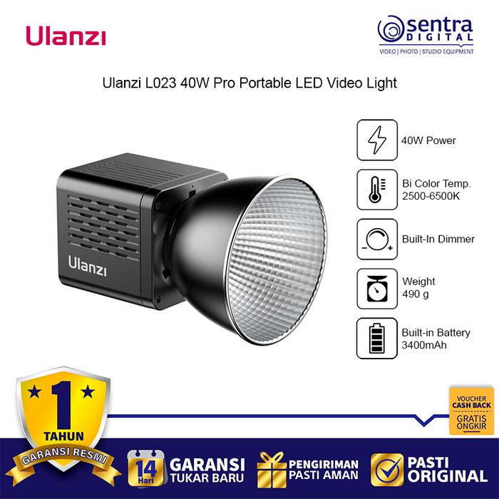 Gambar Ulanzi L023 40W Pro Portable Bi-color LED Video Light dari Sentra Digital Kota Surabaya Tokopedia