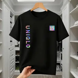 Kaos Fashion Oversize Hitam Unise Pria dan Wanita Muda T-Shirt Nyaman dan Tahan Abrasi