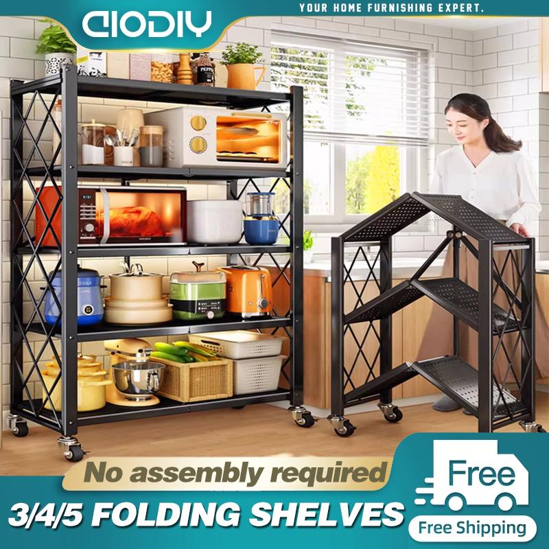 【BUY 1 TAKE 1】Foldable Metal Rack Foldable Rack Heavy duty steel ...