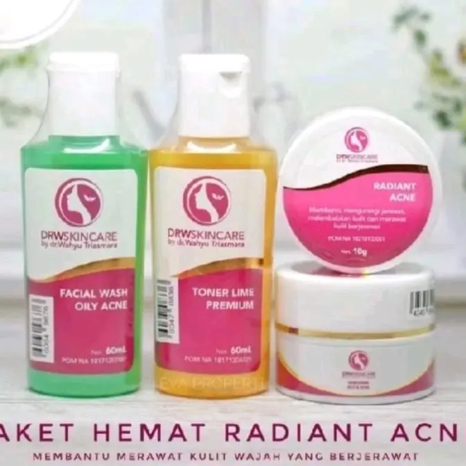 PAKET HEMAT RADIANT ACNE BY DRW SKINCARE