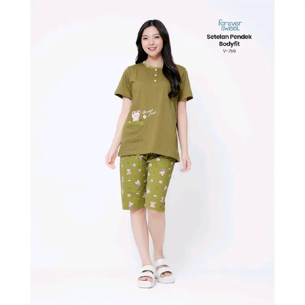 FOREVER SWEET BAJU TIDUR PENDEK BODYFIT