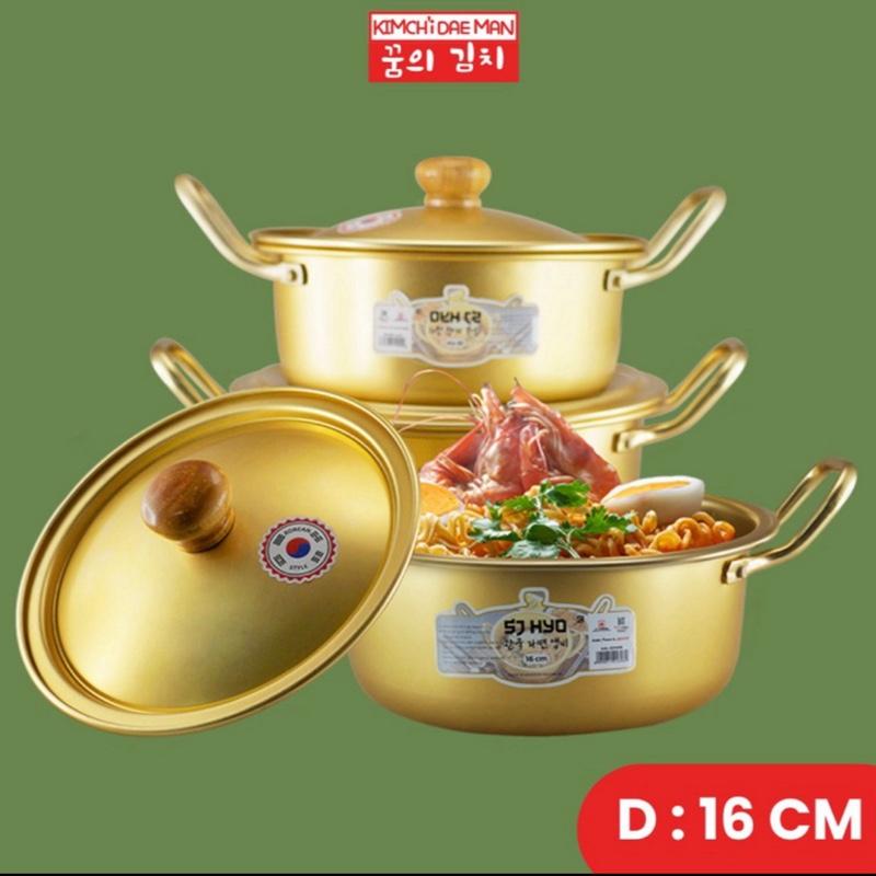Panci Ramyun Korea 16cm Gold - Shop | Tokopedia