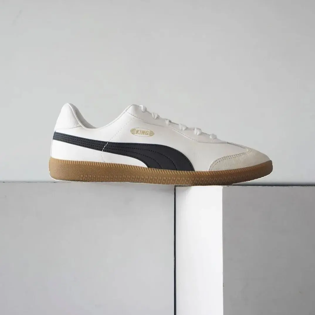 Sepatu Kasual PumO KING White Black Sneakers Pria Wanita Premium Quality - Ukuran 36-44 - Casual, Shoes