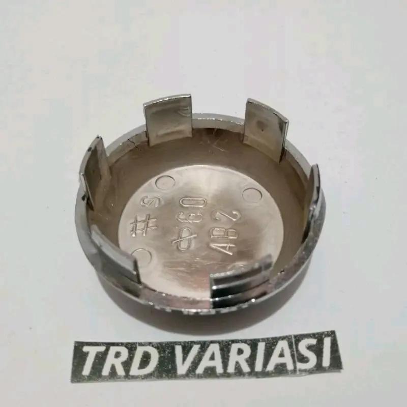 Dop Roda Tutup Velg Racing Kerucut VOSSEN merah Diameter 6.5cm Chrome Hitam (SET) 1